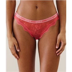 Culotte de encaje rosa