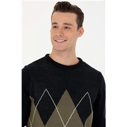 Erkek Lacivert Kazak