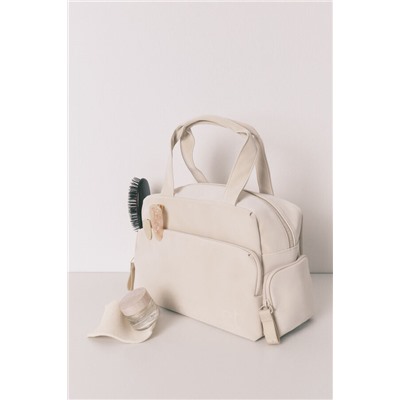 Neceser grande rubber beige