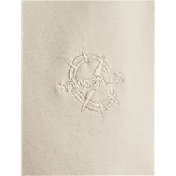 Свитшот с воротом стойкой на молнии из эластичного футера двухнитки