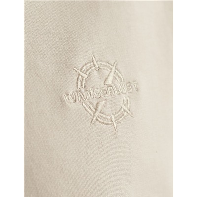 Свитшот с воротом стойкой на молнии из эластичного футера двухнитки