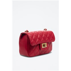 Bandolera de piel Arcola Rojo