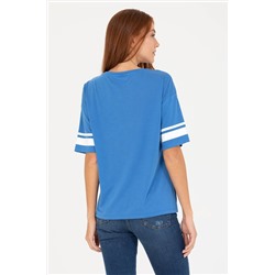 Kadın Saks Tişört