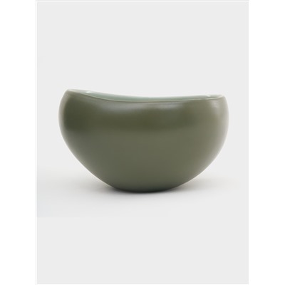 Салатник, 12 см, 0.4 л, зелёный, Organica