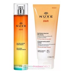 Nuxe Sun Coffret Eau Délicieuse Parfumante 100 ml + Shampoing Offert