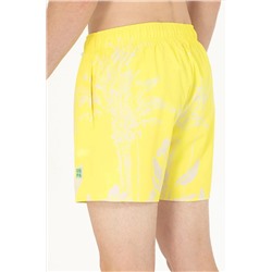 Erkek Neon Sarı Deniz Şortu