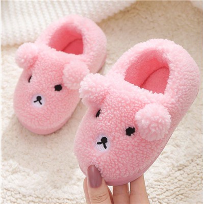 Детские теплые тапочки