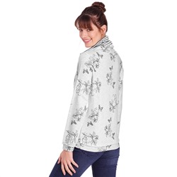 Damen Sweatshirt mit Schalkragen