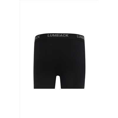 lumberjack MB DUZ 3LU 30NK301 5FX Siyah Erkek Boxer