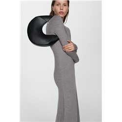 Vestido punto cuello perkins