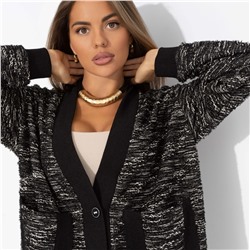 Кардиган в стиле Шанель, В модном режиме (black)