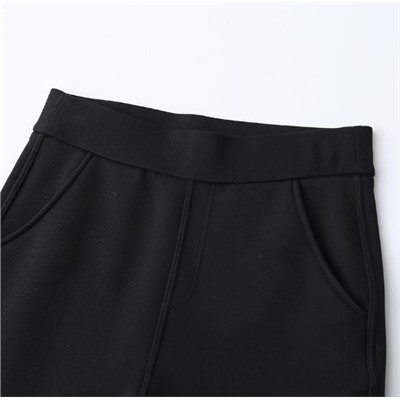 Женские узкие расклешенные брюки с флисовой подкладкой