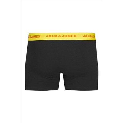 Jack & Jones Jack Jones Jacleo Solıd Trunks 5 Pack Erkek Siyah Boxer 12250613-02