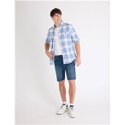 5 POCKET SLIM STRAIGHT 9.5" DENIM SHORTS