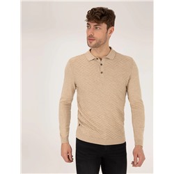 Kum Melanj Slim Fit Kazak