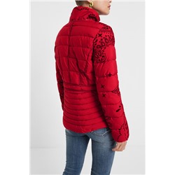 Chaqueta acolchada cuello tortuga