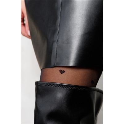 Платье из экокожи 200-1