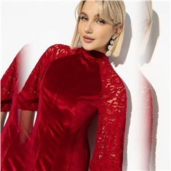 Платье, Мягкость бархата (королевский рубин)