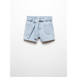 Shorts paperbag cinturón