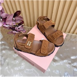 Женские замшевые босоножки  МИ*У МИ*У