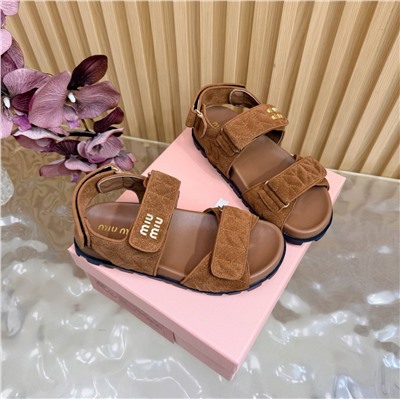 Женские замшевые босоножки  МИ*У МИ*У