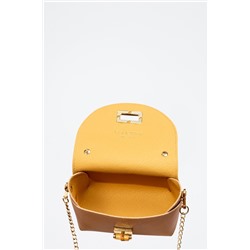 Bandolera de piel Arzano - Marrón