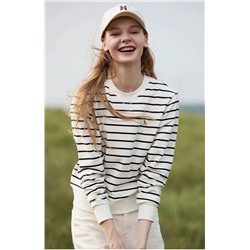 Женский свитшот Hazzi*s  в полоску  Экспорт