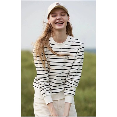 Женский свитшот Hazzi*s  в полоску  Экспорт