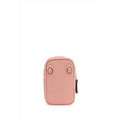 Kadın Koyu Pudra Telefon Çantası