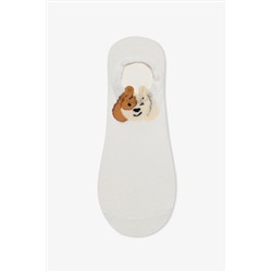 Penti 3 Çift Pamuklu Köpek Desenli Sneaker Çorap