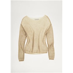 Jersey lúrex cuello barco