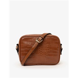 CROCODILE EMBOSSED CROSSBODY BAG