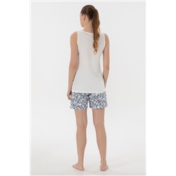 Kadın Ekru Pijama Takımı