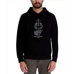 KARL LAGERFELD PARIS Men's Textured Armor Pull-On Sweatshirt