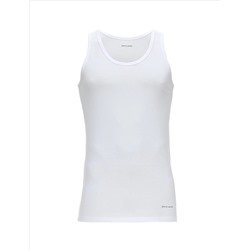 Beyaz Pamuk Karışımlı Atlet Boxer Set