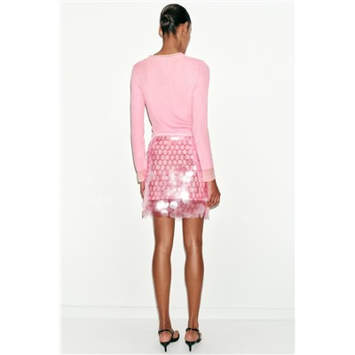 FALDA MINI LENTEJUELAS