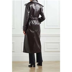 Кожаный плащ из овчины люкс