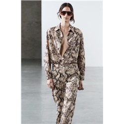 FEW ITEMS LEFT ZW COLLECTION ANIMAL PRINT SHIRT