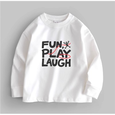 Лонгслив для мальчиков. 100% хлопок. Экспорт