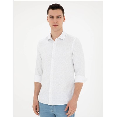Limon Slim Fit Uzun Kollu Gömlek