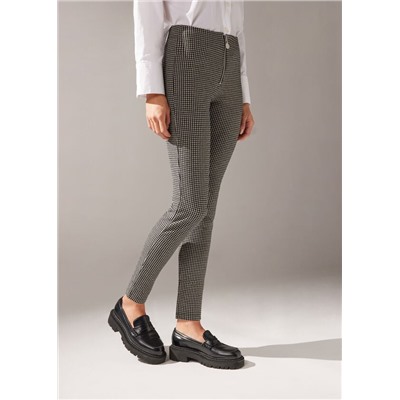 Skinny Soft Touch-Leggings mit Reißverschluss