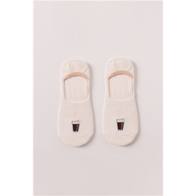 Calcetines invisibles bordado vermut