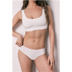 Braga culotte microfibra clean cut blanca