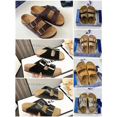 Ещё одни комфортные шлепки из натуральной замши  БРИКЕНСТО*К