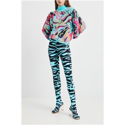 Jersey punto cuello alto