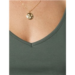 Топ из премиального хлопка с эластаном