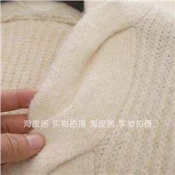 Женский пуловер с красивыми объемными  косами  МАНГ*О