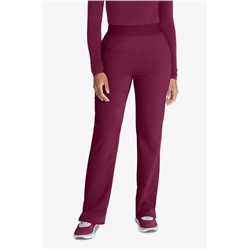 Cherokee Atmos Women's 5-Pocket STRETCH Coolmax Textured Elastic Waistband Cargo Scrub Pants