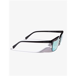 METAL RECTANGULAR TOP RIM AVIATOR SUNGLASSES