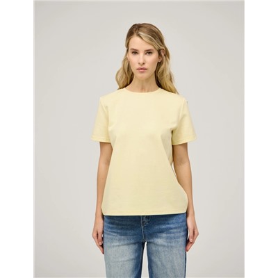 Сливочная базовая футболка